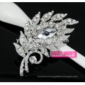 Moda broche de cristal rhinestone de pena pena vintage para atacado